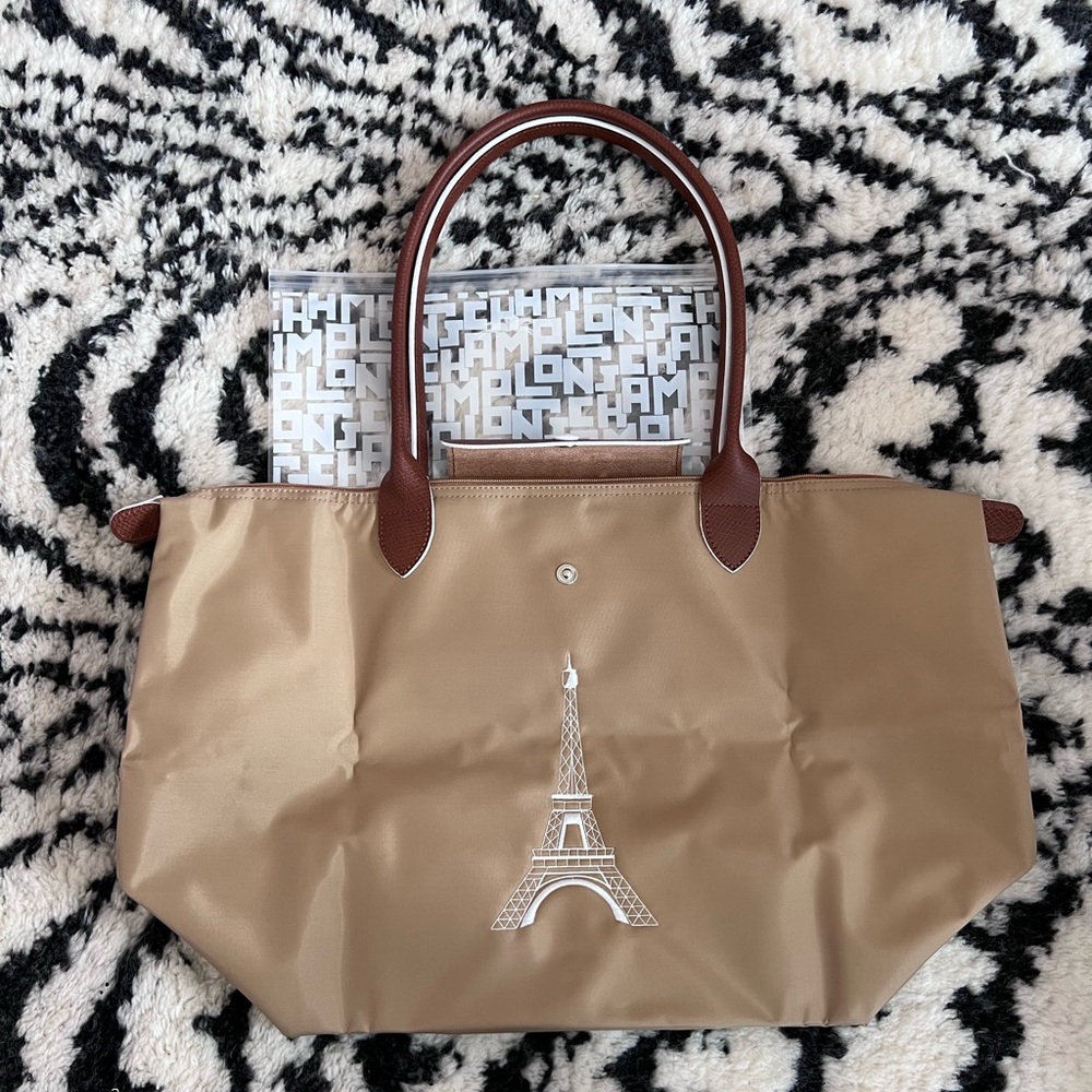 Longchamp Le Pilage - limited edition Eiffel Tower